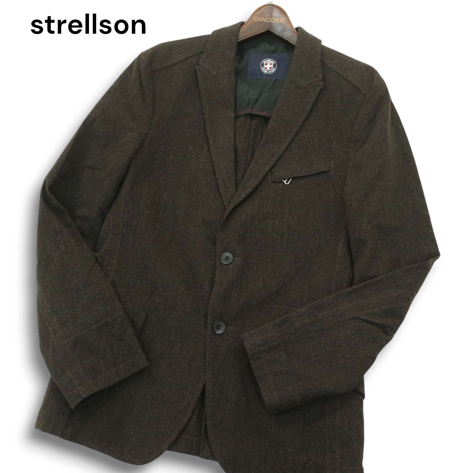 strellson ストレルソン 秋冬 背抜き ウール ヘリンボーン☆ アンコン 