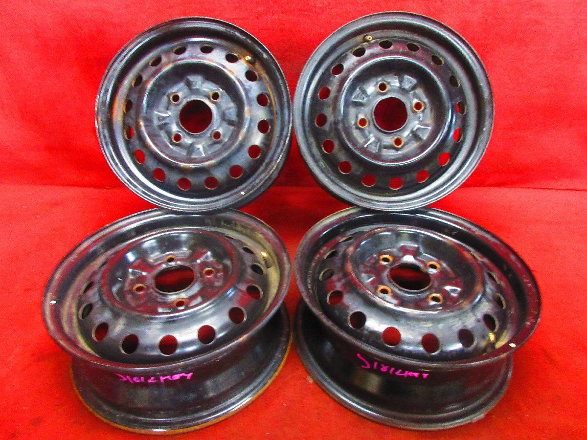 ②中古品　日産サニー　純正スチールホイール付きタイヤ　4本セットの2本 2025年最新】日産サニー(Nissan Sunny)用タイヤ・ホイールパーツ