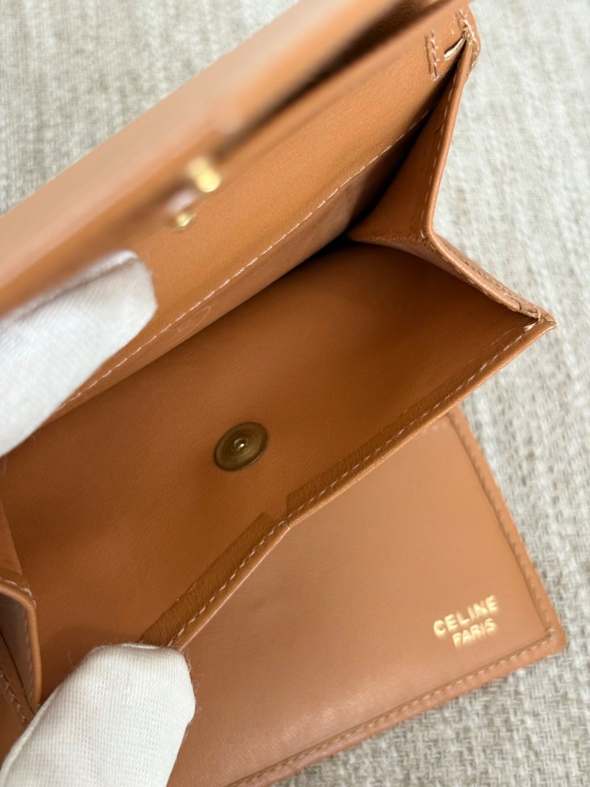 極美品】CELINE Vintage Triomphe Short Wallet セリーヌ