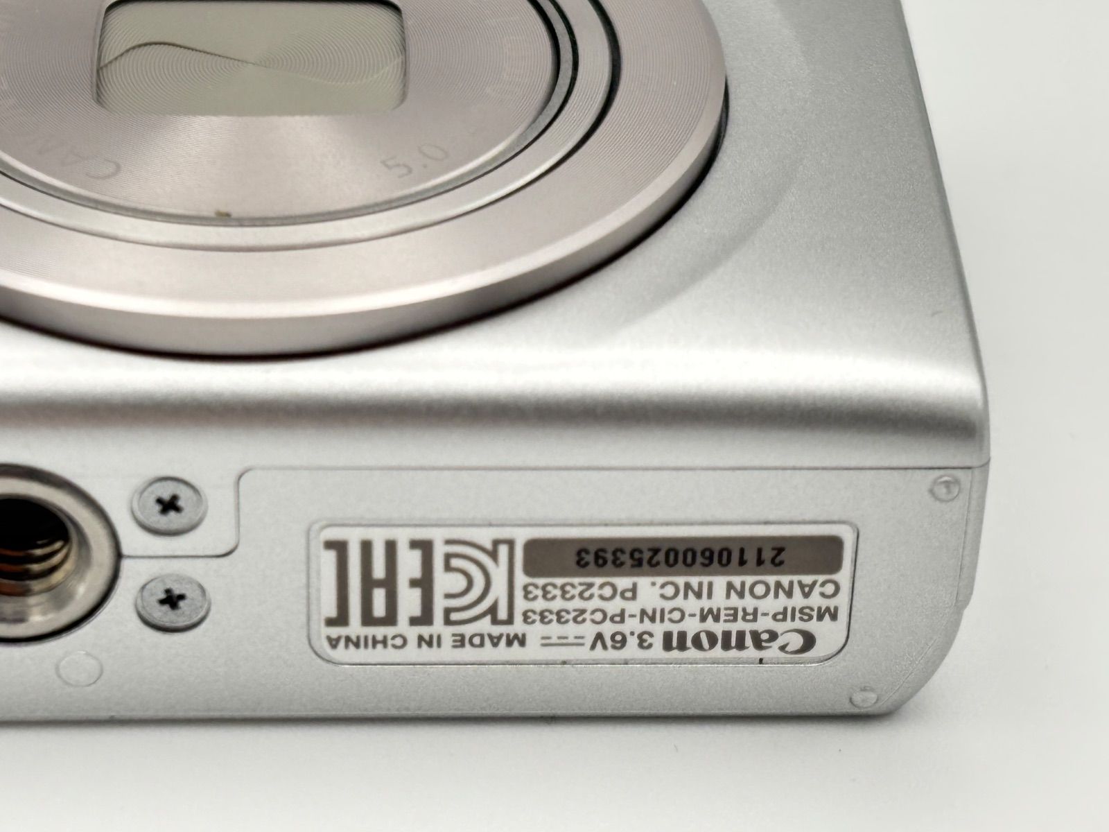 CANON IXY 200 シルバー SDカード付き キャノン イクシー デジタル