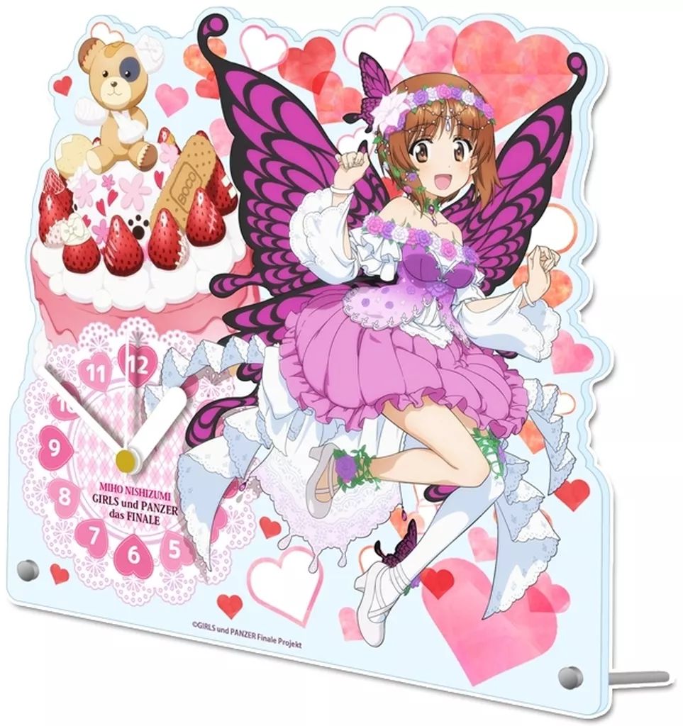【中古】置き時計・掛け時計 西住みほ(妖精) 描き下ろし アクリル置時計 「ガールズ＆パンツァー 最終章」