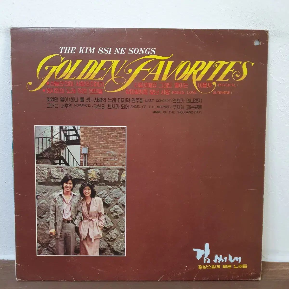 キム シネ 心を込めて歌った 曲 LP 1982 早い 破裂します
