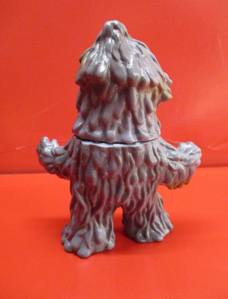 MAXTOY ミニソフビ怪獣倉庫シリーズ ザザーン 灰色成型 赤黄黒塗装