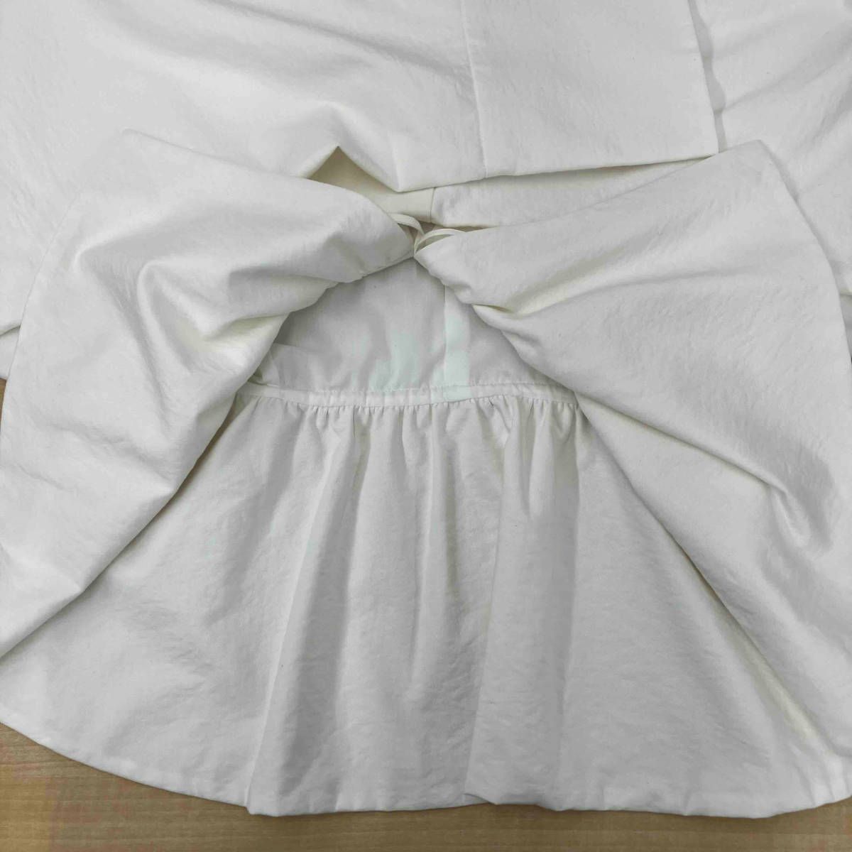 CLANE 2WAY FRILL BOLERO WHITE クラネ 2ウェイ フリル ボレロ ホワイト 長袖ブラウス コットン 14103-0612  サイズ1 - メルカリ