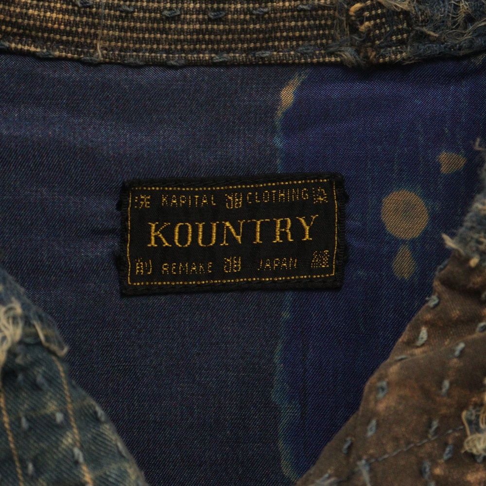 KAPITAL (キャピタル) 24SS BORO T-BACK JKT パッチワークTバック