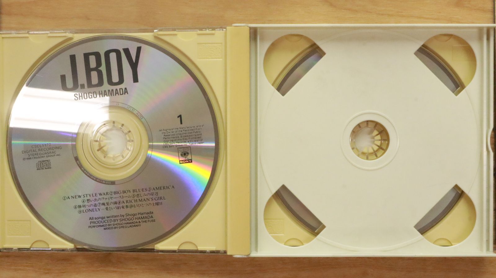 国内盤CD☆浜田 省吾/Shogo Hamada□ J.BOY - 浜田省吾