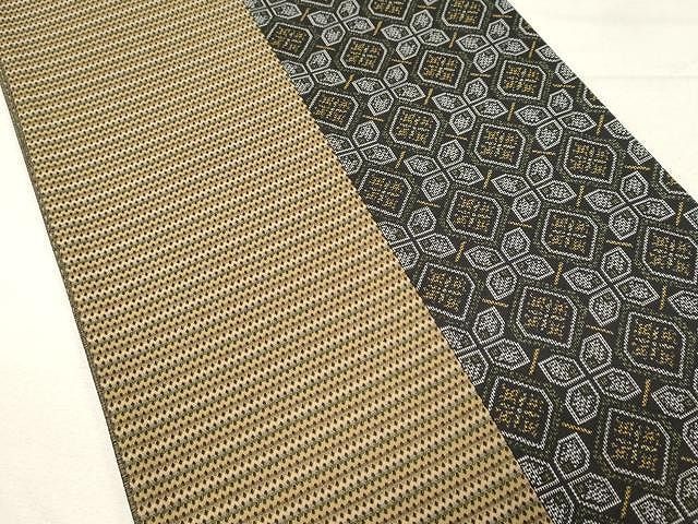 平和屋着物●全通柄袋帯　切嵌蜀江花文　正絹　逸品　CAAX0566yk 平和屋着物○全通柄袋帯 切嵌蜀江花文 正絹 逸品 CAAX0566yk