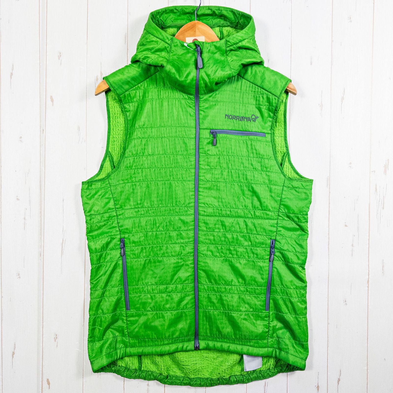 新品未使用Norronaノローナ★ZipInVestジップベスト国内正規品 Men's S グリーン系】 Norrona ( ノローナ ) リンゲン アルファ