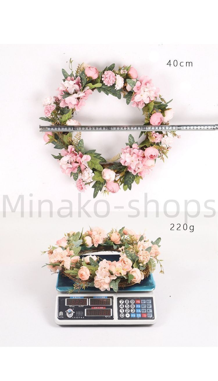 商品名【雫】あいみょん♥ホワイトローズの花束風リース✳ 秋冬フラワーリース リース フラワーリース 三日月型 クレセント型 秋 ハロウィン HW