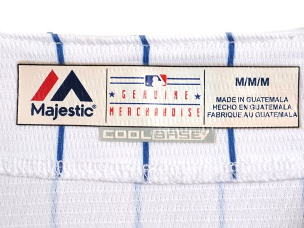カブス ベースボール シャツ メンズ M / 古着 MLB オフィシャル マジェスティック 大リーグ ユニフォーム ゲームシャツ 半袖シャツ 重ね着 お得なクーポン配布中!】 カブス ベースボール シャツ メンズ M