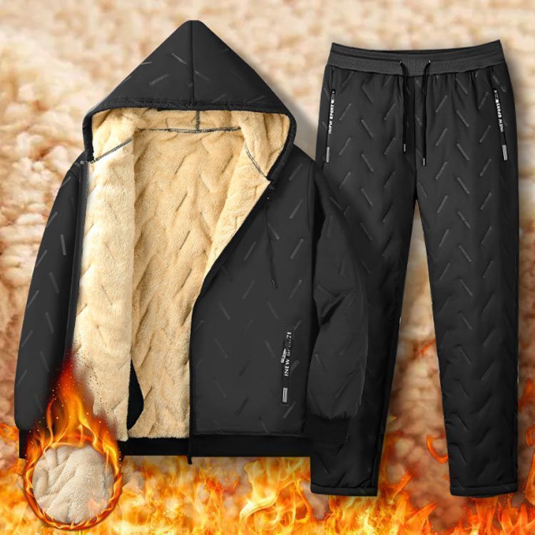 裏起毛 セットアップ メンズ 中綿 上下セット 防水 防風 暖かい スウェット ブルゾン イージーパンツ ゴルフウェア 防寒 スポーツ カジュアル 大きいサイズ 冬 pdd9061 WWW_MORNINGWALKER_COM