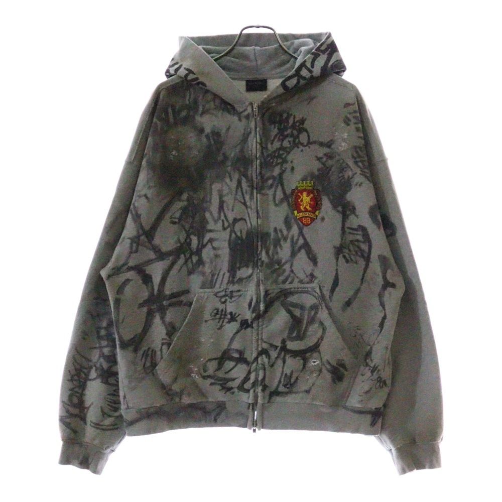 BALENCIAGA バレンシアガ 2022-2026awフーディ グレー グレー（灰色）系 BALENCIAGA(バレンシアガ) パーカー・フーディ