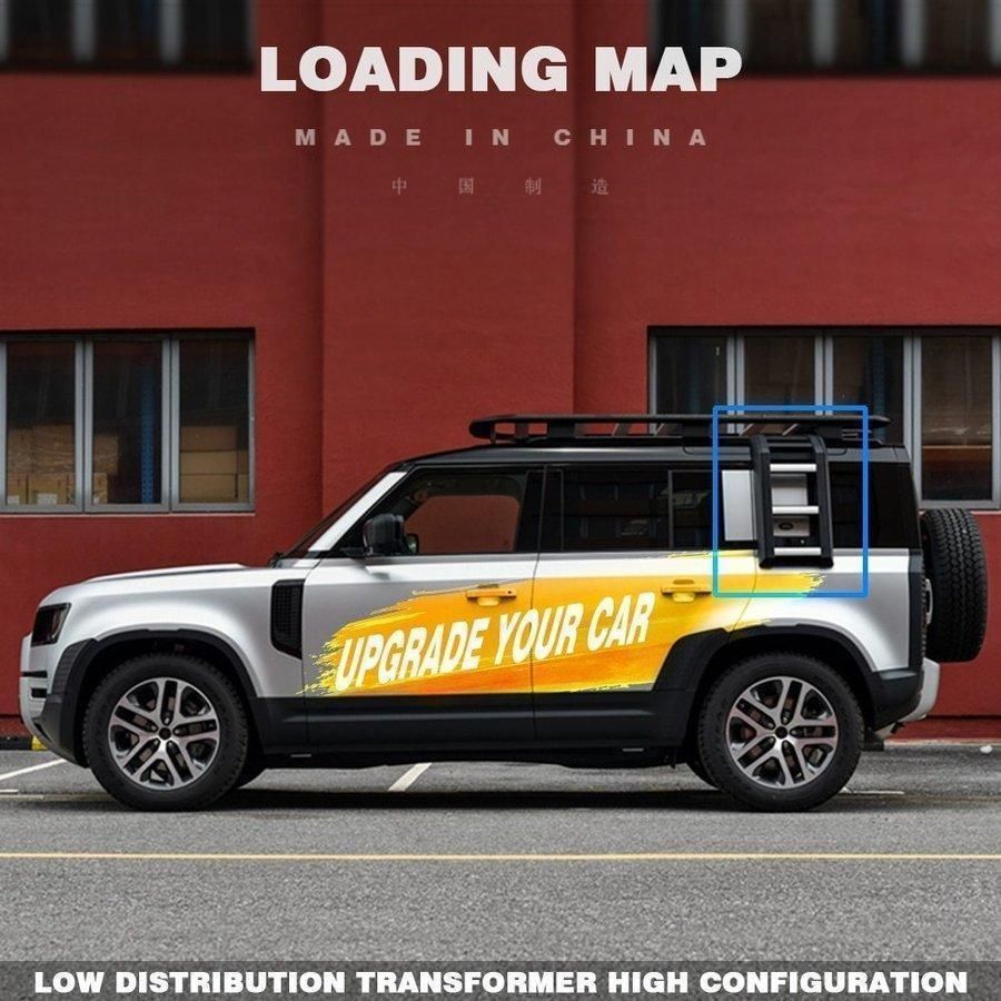 高品質ランドローバーディフェンダー 最新2020ラダーアクセサリー用車側ドアラダー