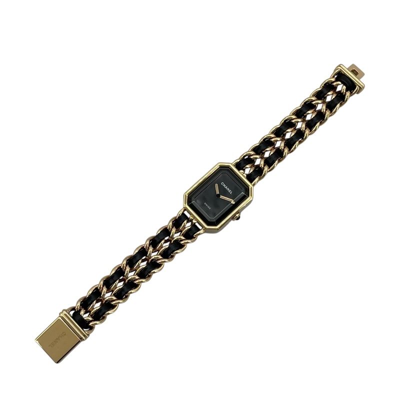 シャネル プルミエール GP レディース CHANEL プルミエール Sサイズ レディース クオーツ GP×レザー