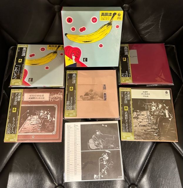 CD 高田渡 武蔵野タンポポ団 5タイトル＋DU特典紙ジャケボックス特典帯4点