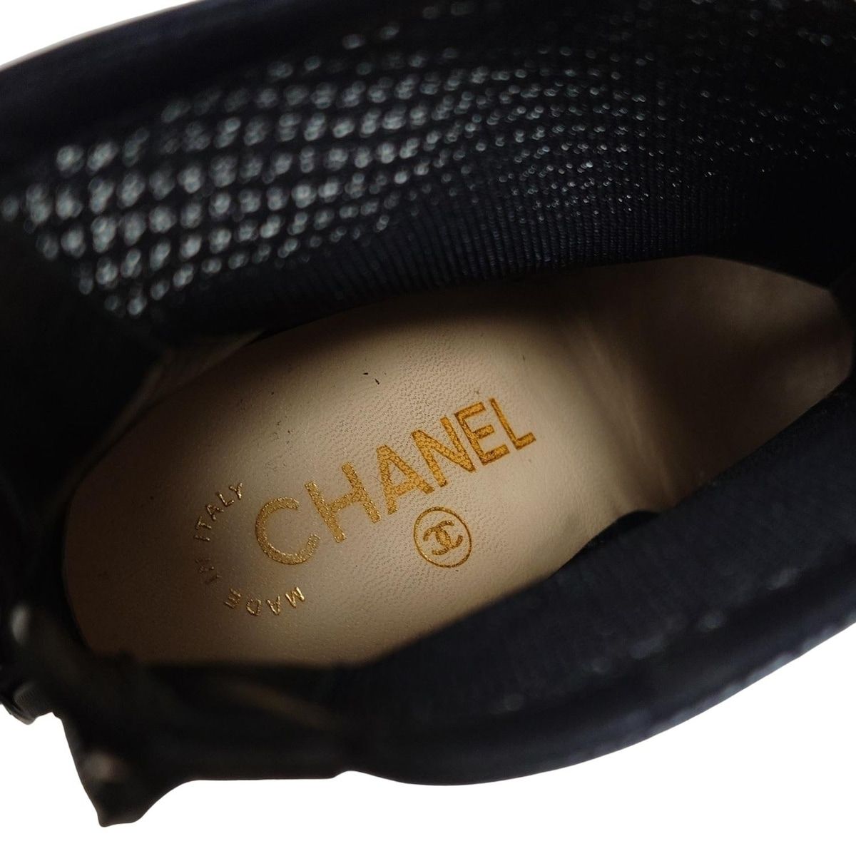 シャネル ショートブーツ