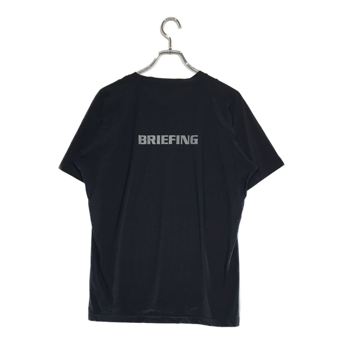 中古 メンズ ブリーフィング BRIEFING 半袖シャツ M 紺 ネイビー