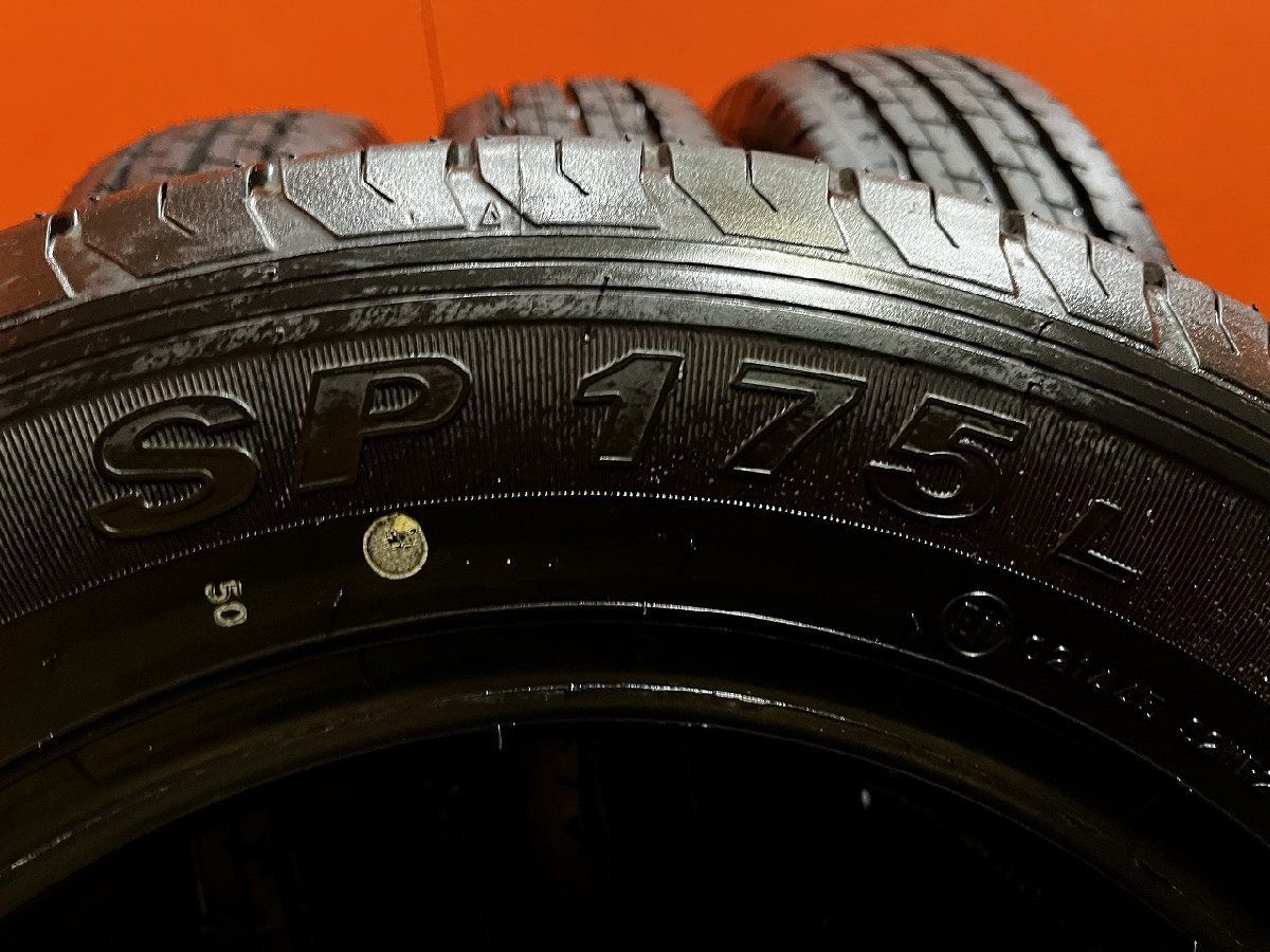 新車外し】DUNLOP SP175L 155/80R14 88/86S LT 14インチ 夏タイヤ 4本 