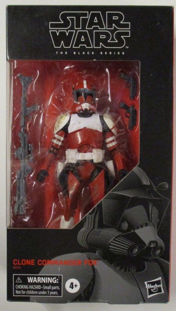 HASBRO THE BLACK CLONE COMMANDER FOX 6インチ