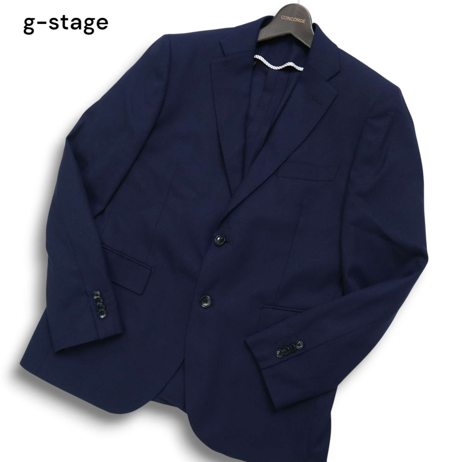 G-stage ジーステージ アンコン テーラードジャケット 総柄 イタリア生地 G-stage ジーステージ アンコン テーラードジャケット 総柄