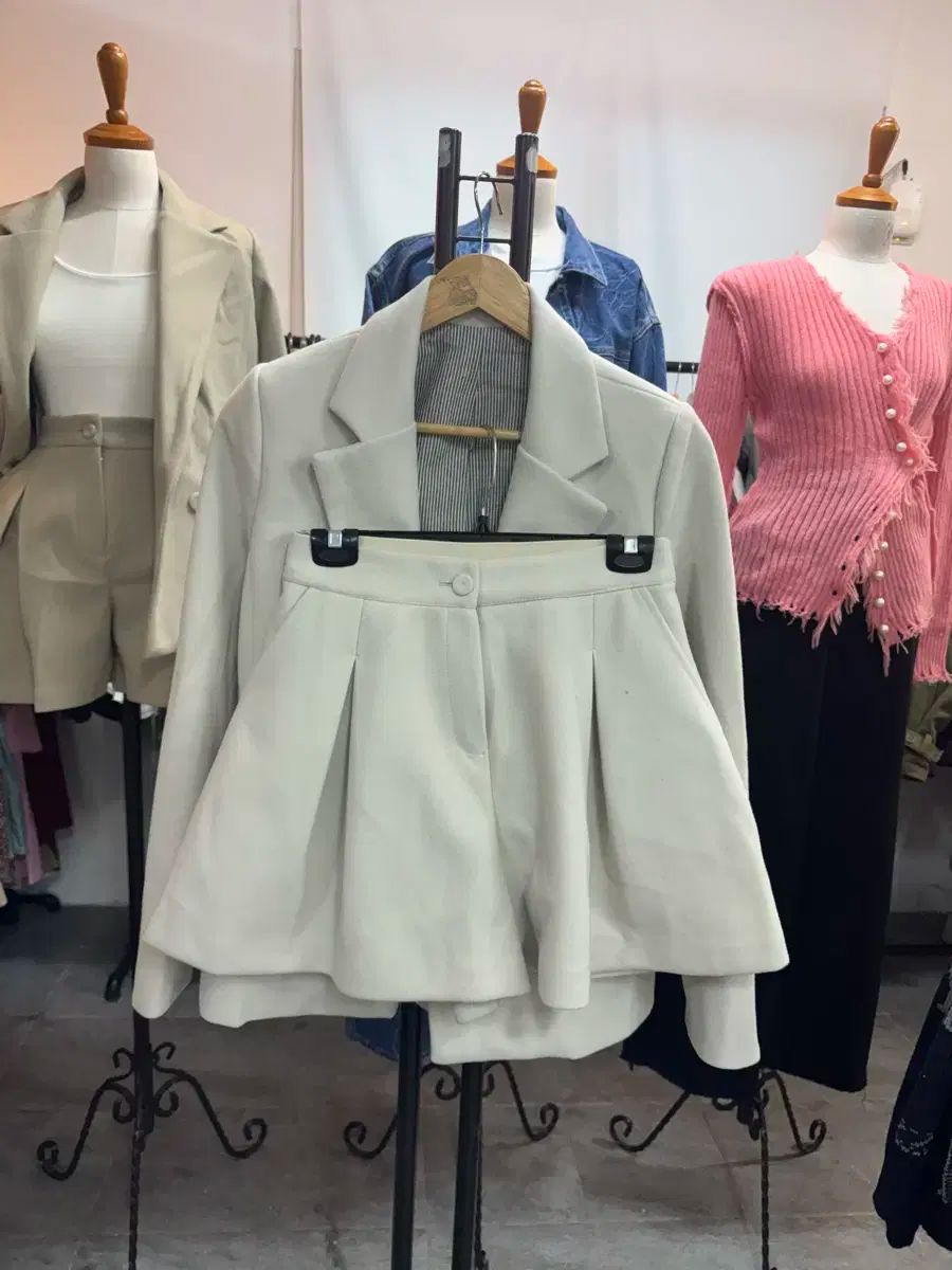 ジャケット ハーフパンツ セットアップ