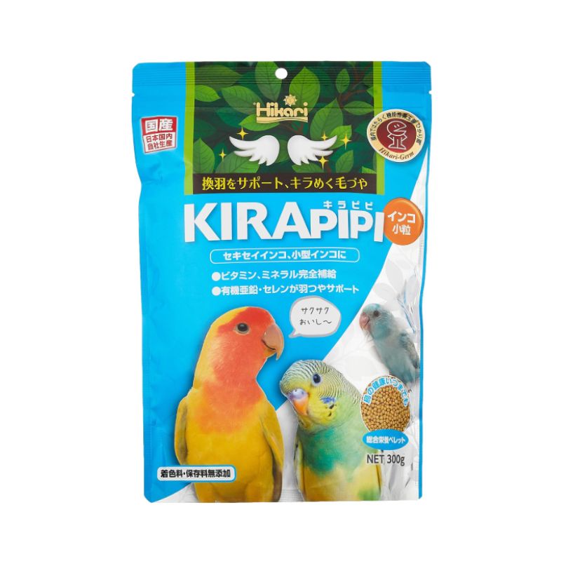 キョーリン キラピピ インコ小粒 ３００ｇ×30袋セット インコ セキセイインコ 小型インコ 餌 飼料 配合飼料 ペレット 小粒 総合栄養食 大容量 まとめ買い お徳用 大量買い 多頭飼い