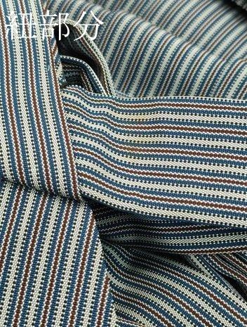 平和屋本店□極上 男性 人間国宝 甲田綏郎 精好仙台平 馬乗り袴 縞  