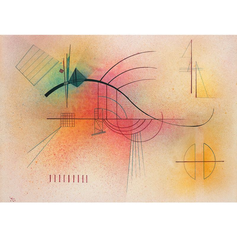 A4サイズ カンディンスキー ポスター ライン アートポスター ワシリー