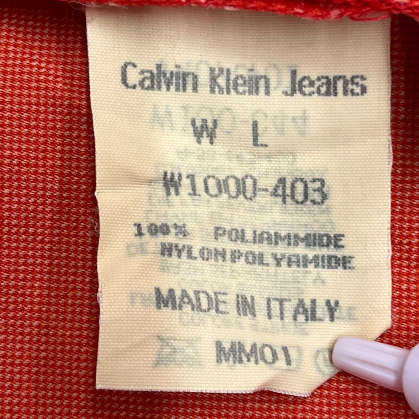 Calvin Klein Jeans ワンピース レディース サイズL オレンジ