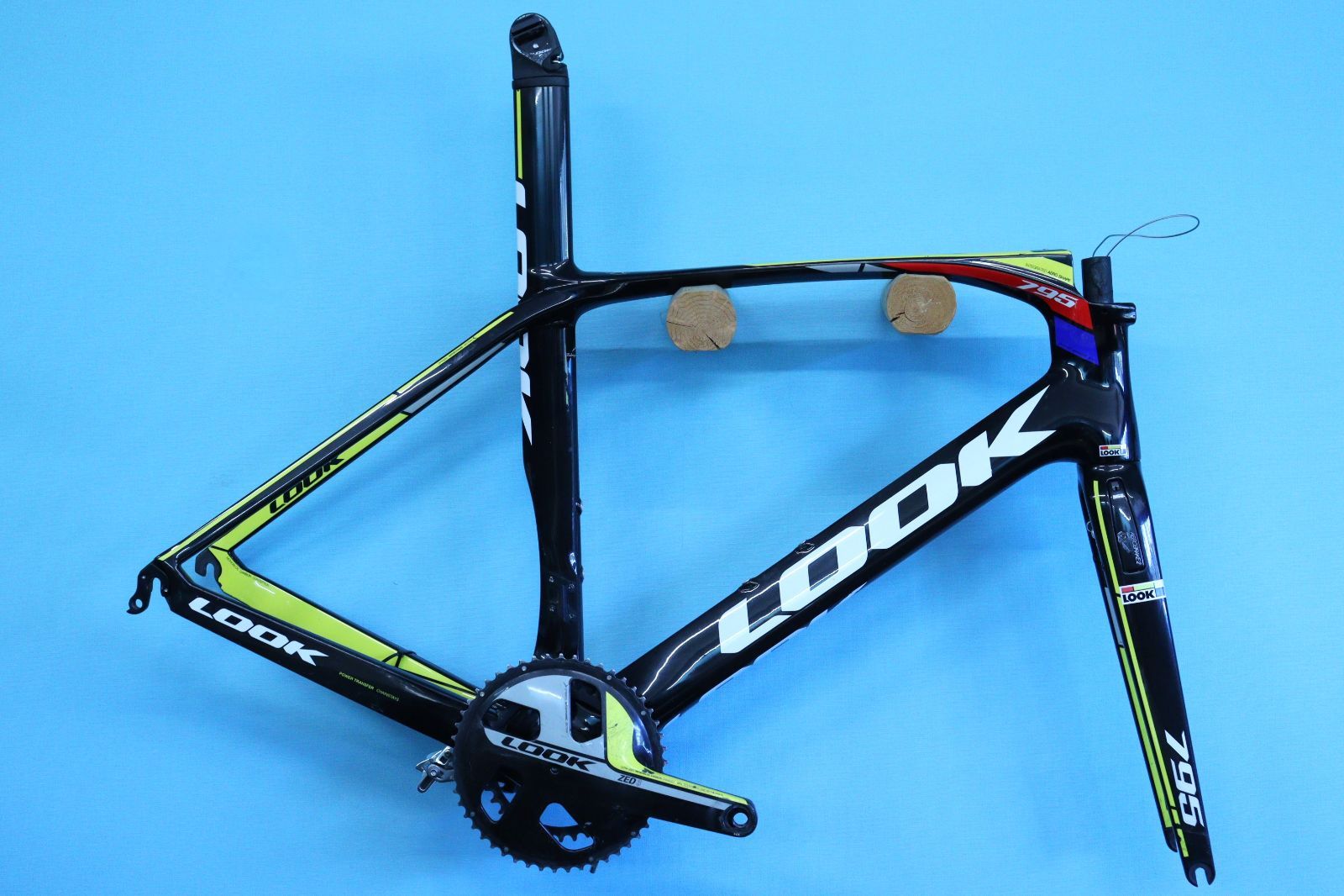 2016 LOOK 795 AEROLIGHT PRO TEAM サイズS ※フォーク(ジャンク) ZED3クランクセット付 モンドリアンカラー  フレームセット cicli17 - メルカリ