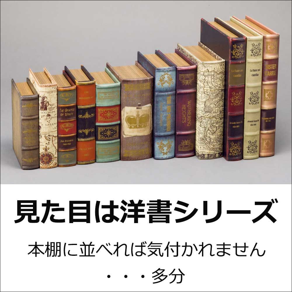 アンティーク ルック エンプティブック ボックス D 小物入れ 収納 洋書