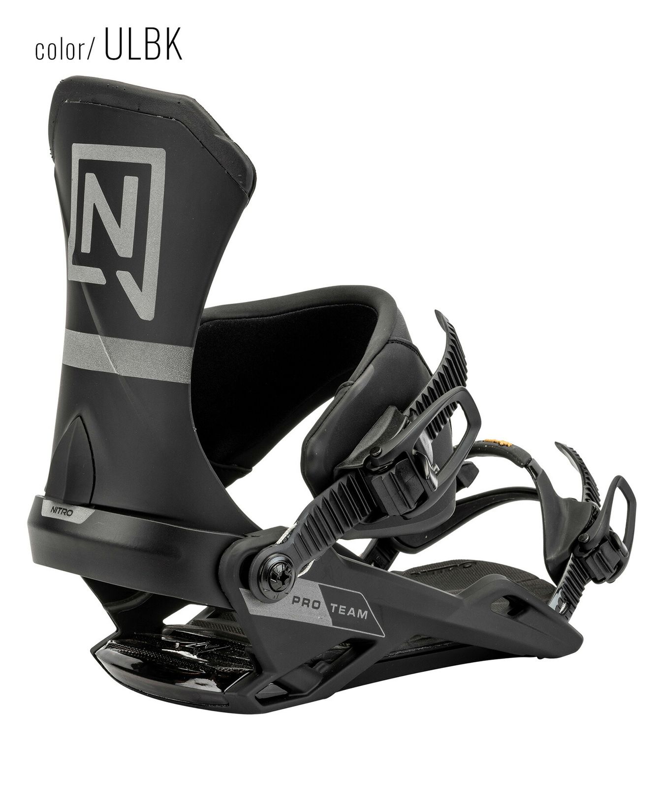NITRO TEAM Mサイズ Vibram スノーボードビンディング グレー NITRO ナイトロ スノーボード バインディング ビンディング