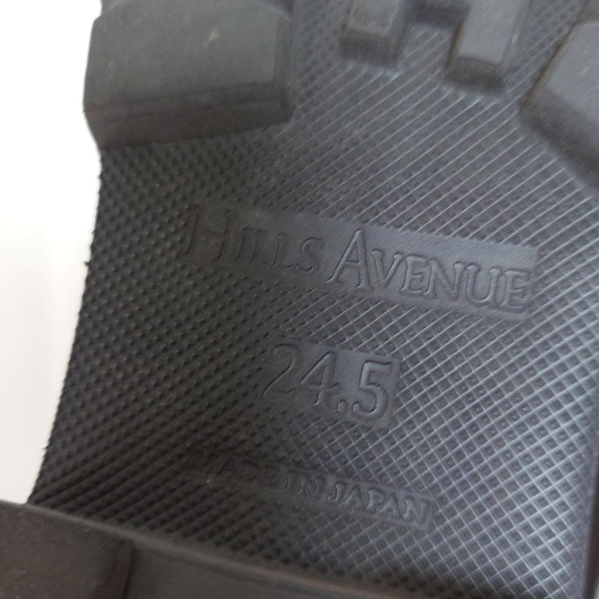 Hills Avenue 自由が丘 ヒルズ アベニュー ショートブーツ 24.5 - 黒 レザー KIN-KAAI_COM