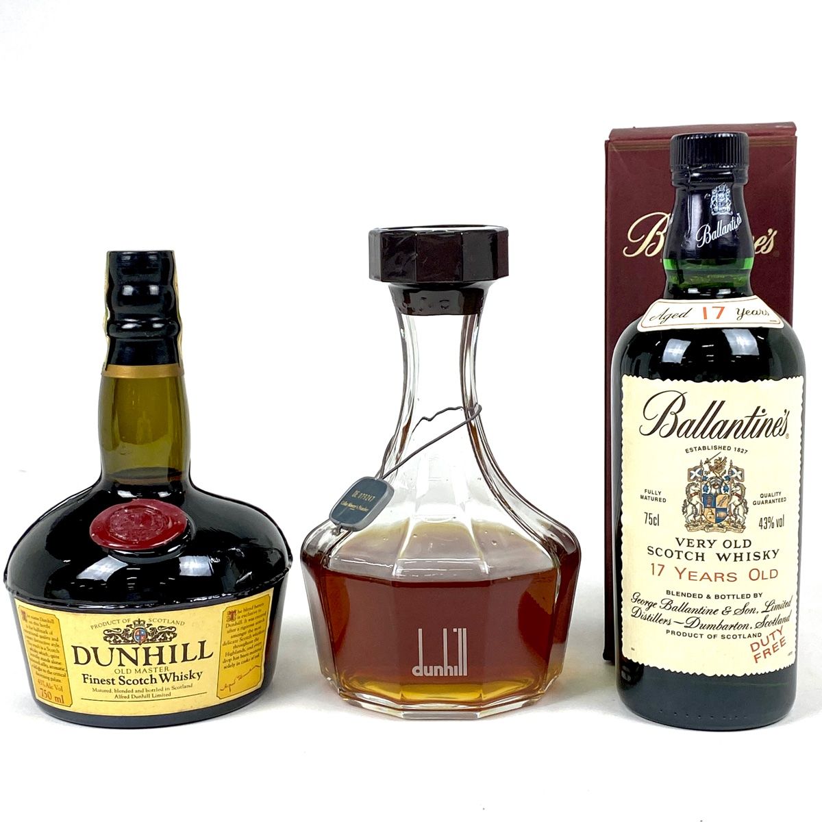3本 ダンヒル バランタイン スコッチ 750ml 3本 ダンヒル バランタイン スコッチ 750ml ウイスキー セット