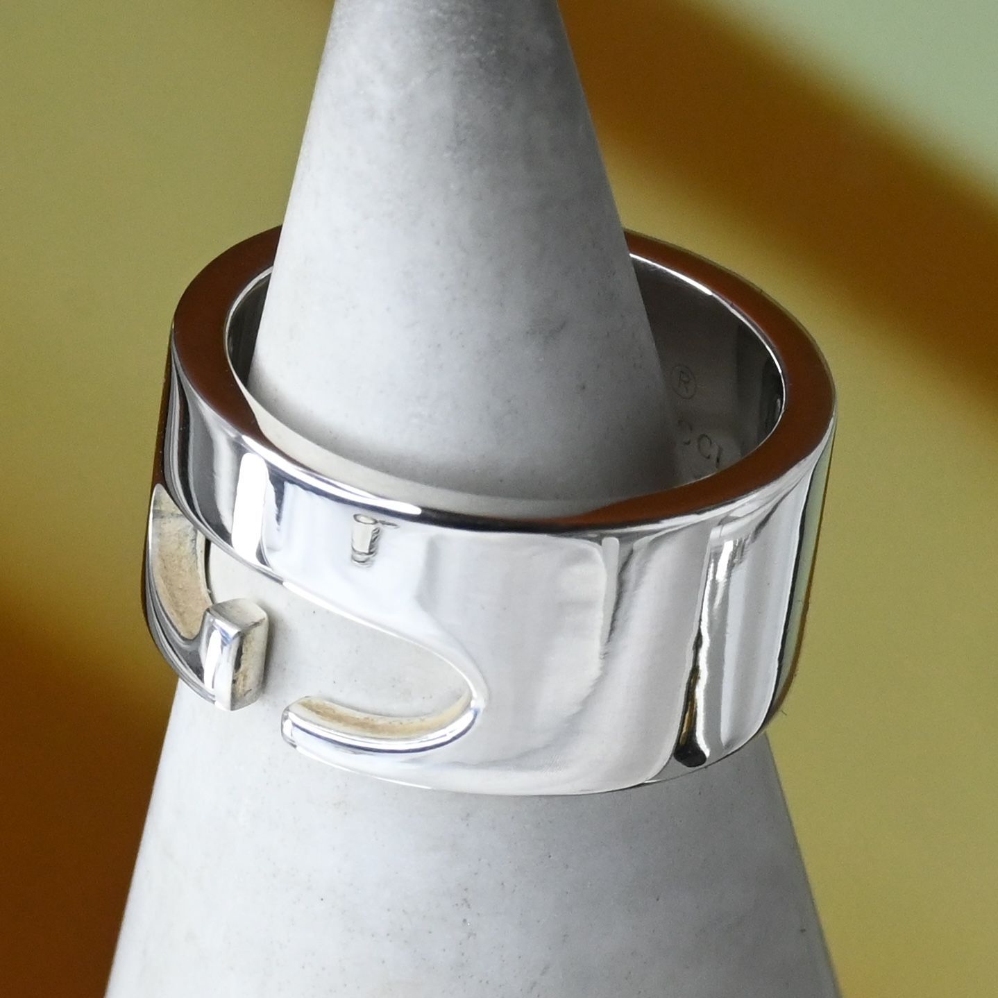 研磨済 GUCCI シルバー リング 12号 Ag925 指輪 グッチ