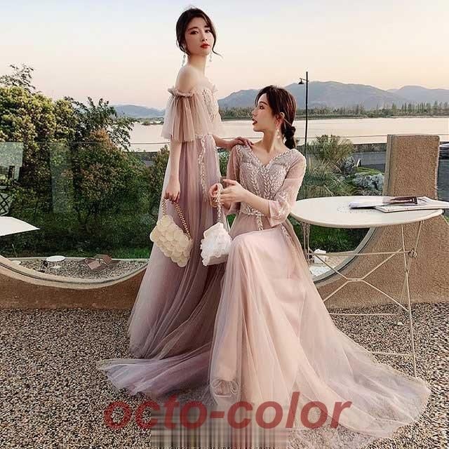 結婚式 ロングドレス
