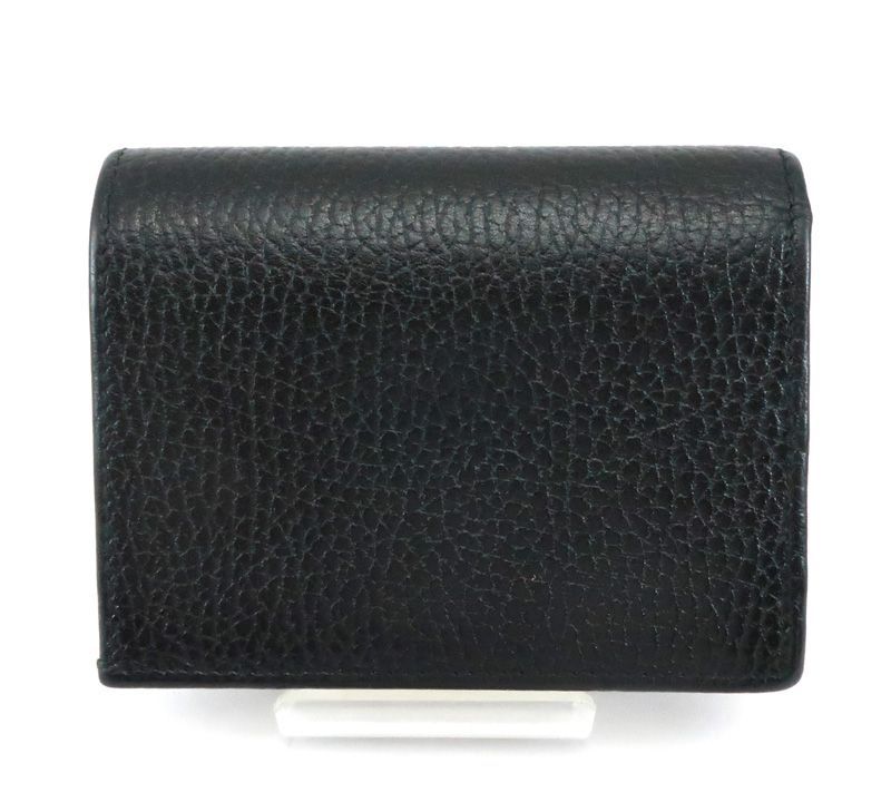 【極美品】✨グッチ 二つ折り財布 GGマーモント レザー 黒 456126 ミニ Amazon | [グッチ] 財布(二つ折り財布) 456126 CAO0G ブラック