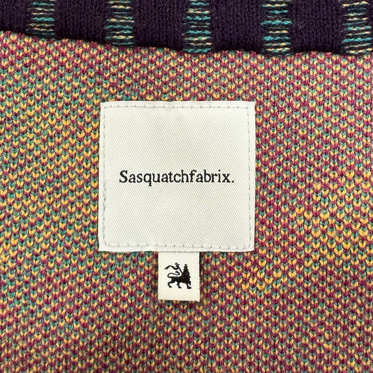 未使用品】Sasquatchfabrix. ニットベスト トップス 花柄 FLOWER KNIT