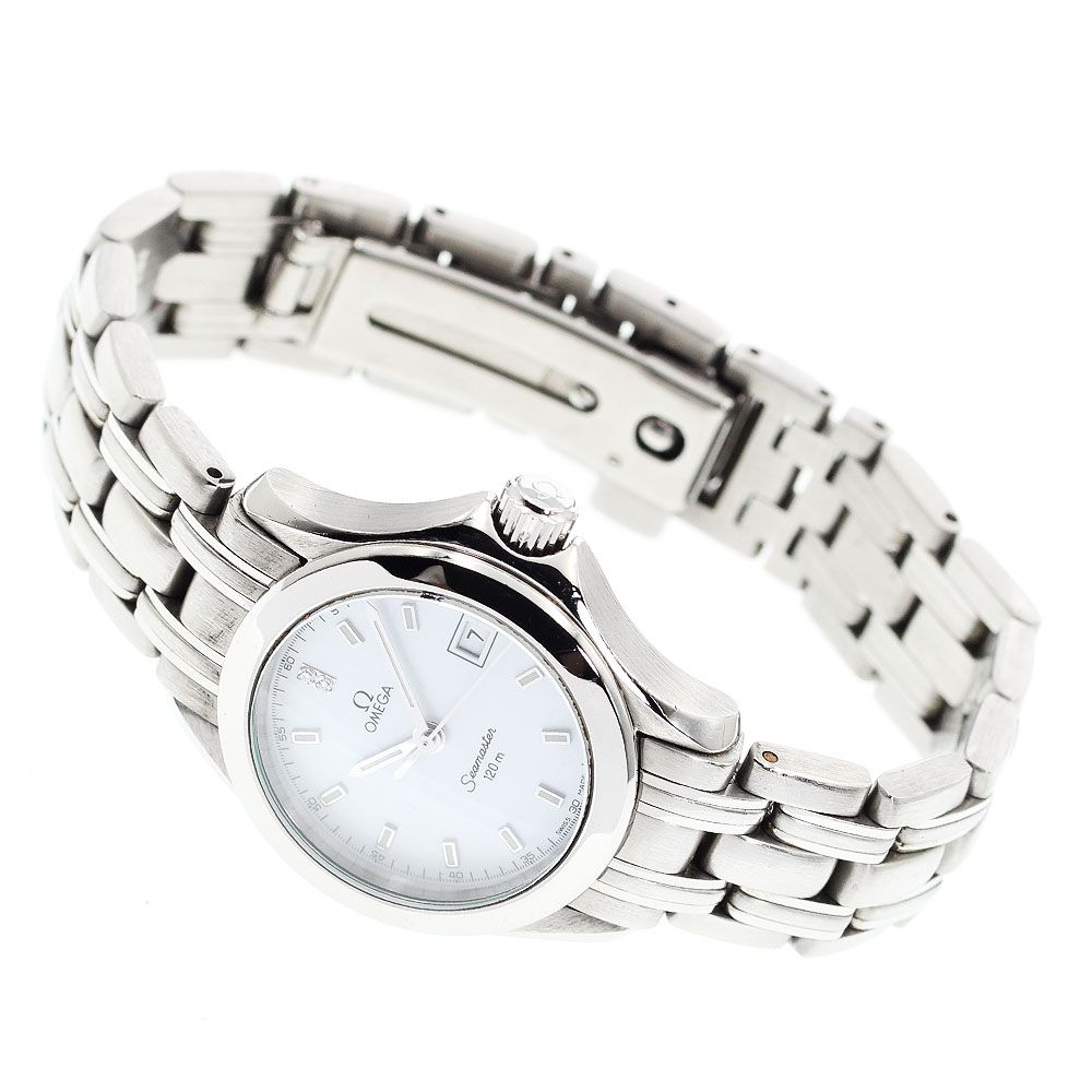 OMEGA　オメガ シーマスター 120M レディース オメガ OMEGA 2581.21 シーマスター120 デイト クォーツ レディース_