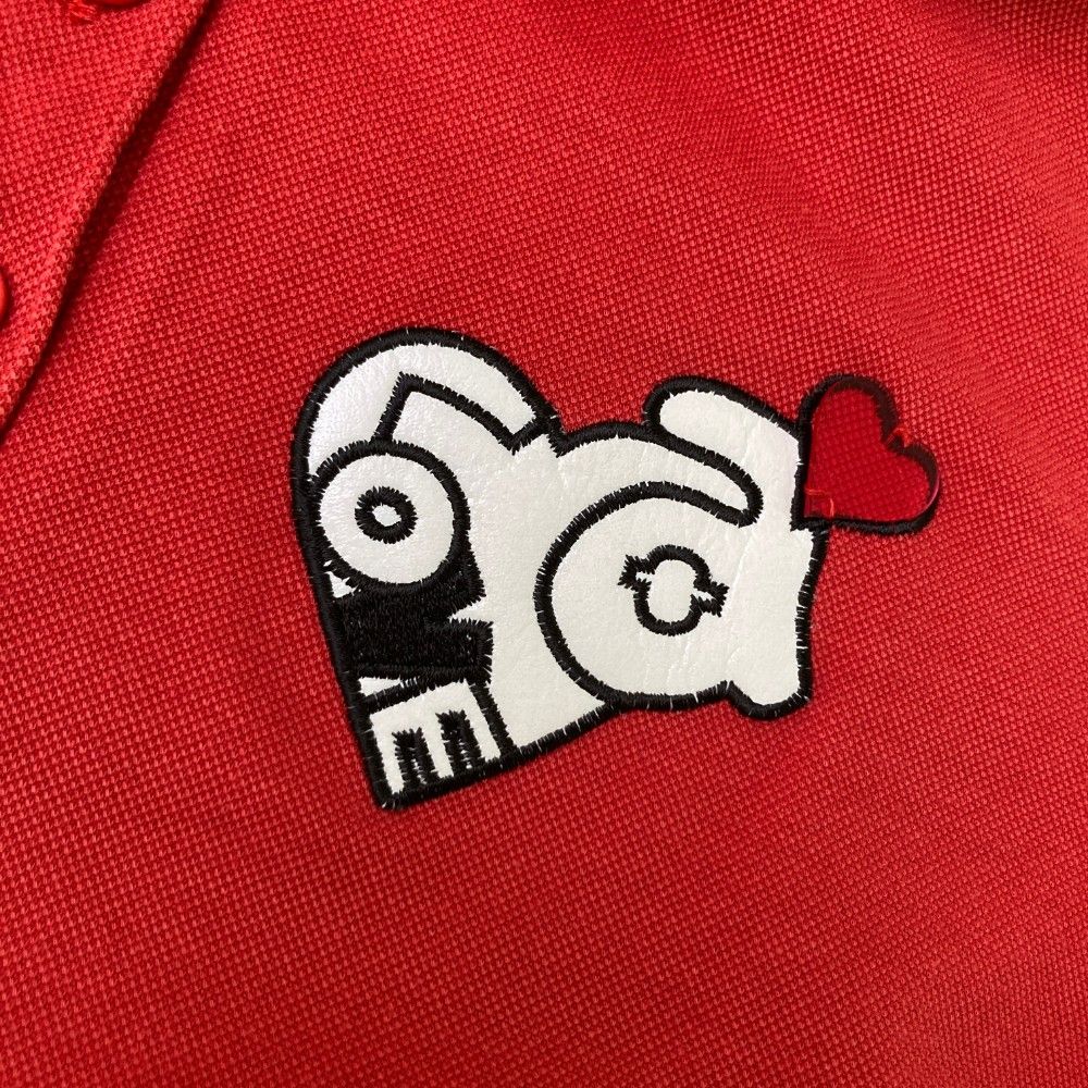 archivio ポロシャツ 38 サイズ：38 ARCHIVIO アルチビオ 半袖ポロシャツ 刺繍
