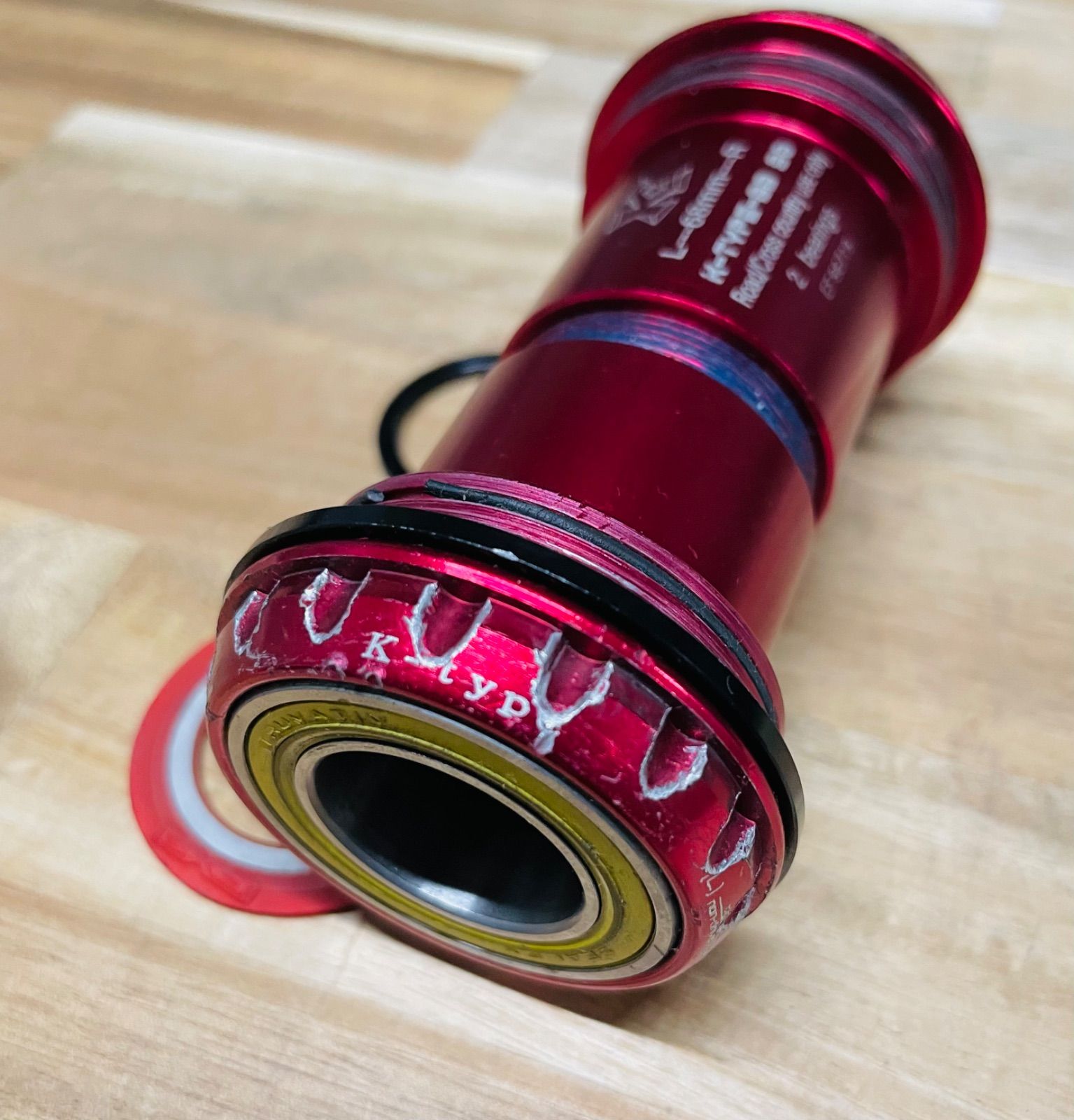 パーツ KCNC PF30 TO GXP ADAPTER BB KCNC-Press Fit Bottom Bracket, BB86, BB92, PF30 Adapter