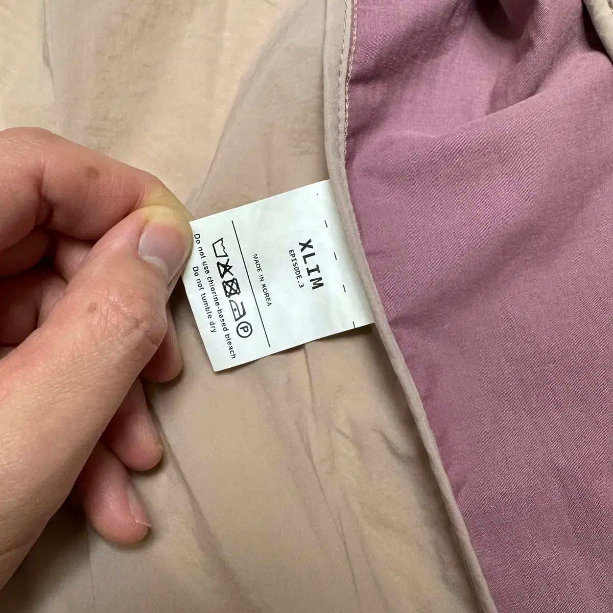 xlim ep.3 03 jacket pink XLサイズ xlim ep.3 03 jacket pink XLサイズ