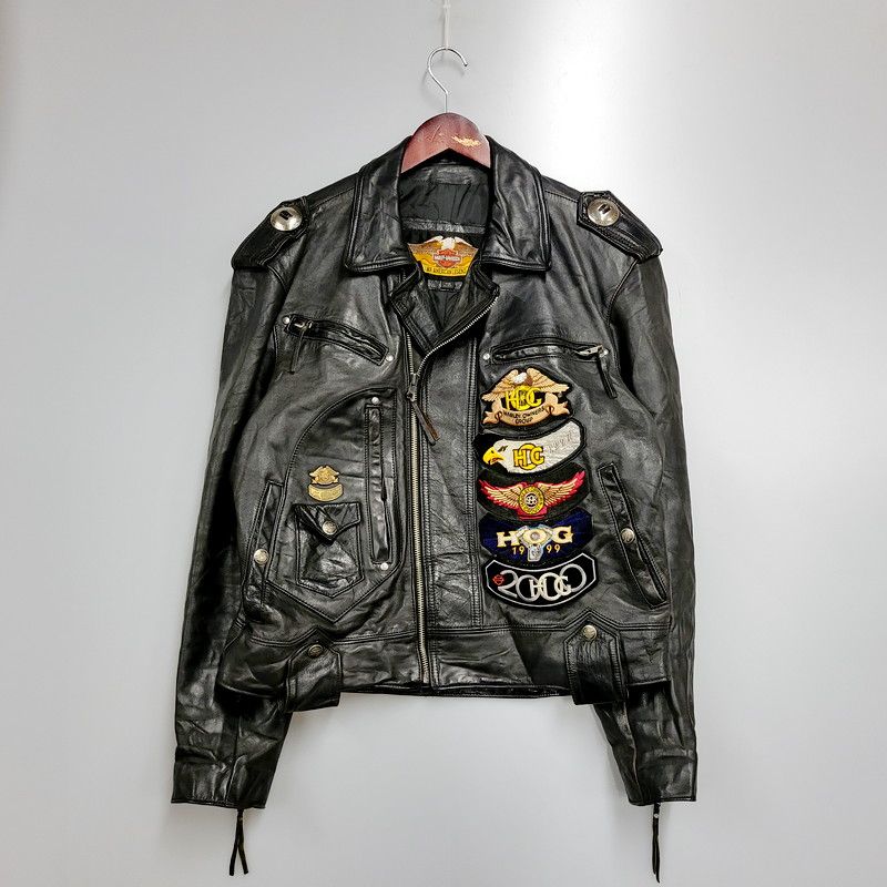 オートバイ ハーレーダビットソンライダースジャケット ハーレー
