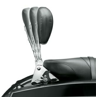 実用的な デタッチャブル バックレスト ブラック 2009年以降ツーリング