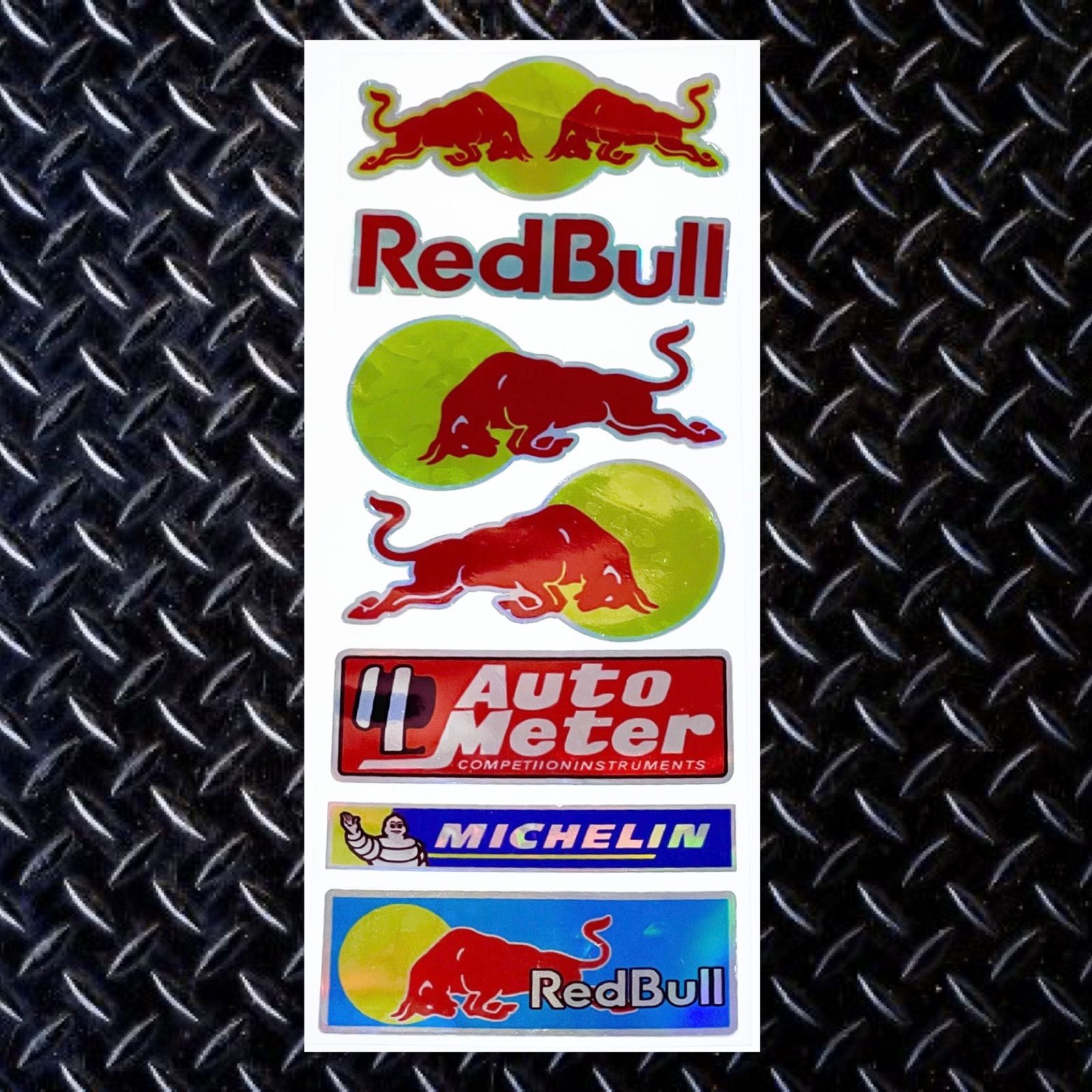 RedBull レッドブル防水 反射 ステッカー シール キラキラ 光る 虹色