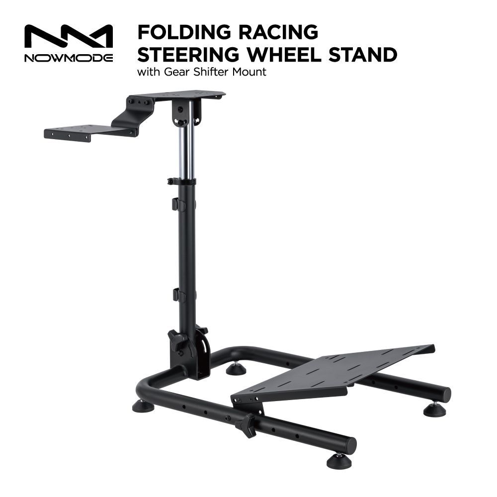 NOWMODE Racing Steering Wheel Stand レーシングホイールスタンド ハンコン ハンドル スタンド  ステアリングコントローラー ギアシフターマウント付き PS5 PS4 PC Xbox 対応 LRS11-BS02-BK - メルカリ