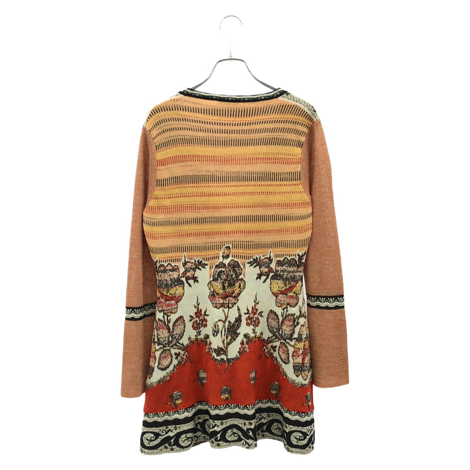 エトロ ETRO カーディガン ロングカーディガン レッド/マルチカラー