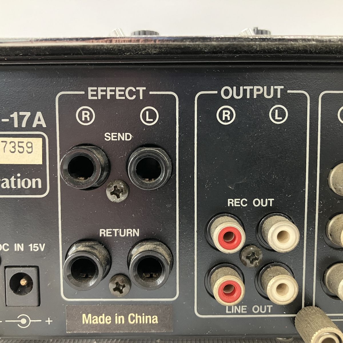 VESTAX PMC-17A DJミキサー 3チャンネル仕様 3バンド