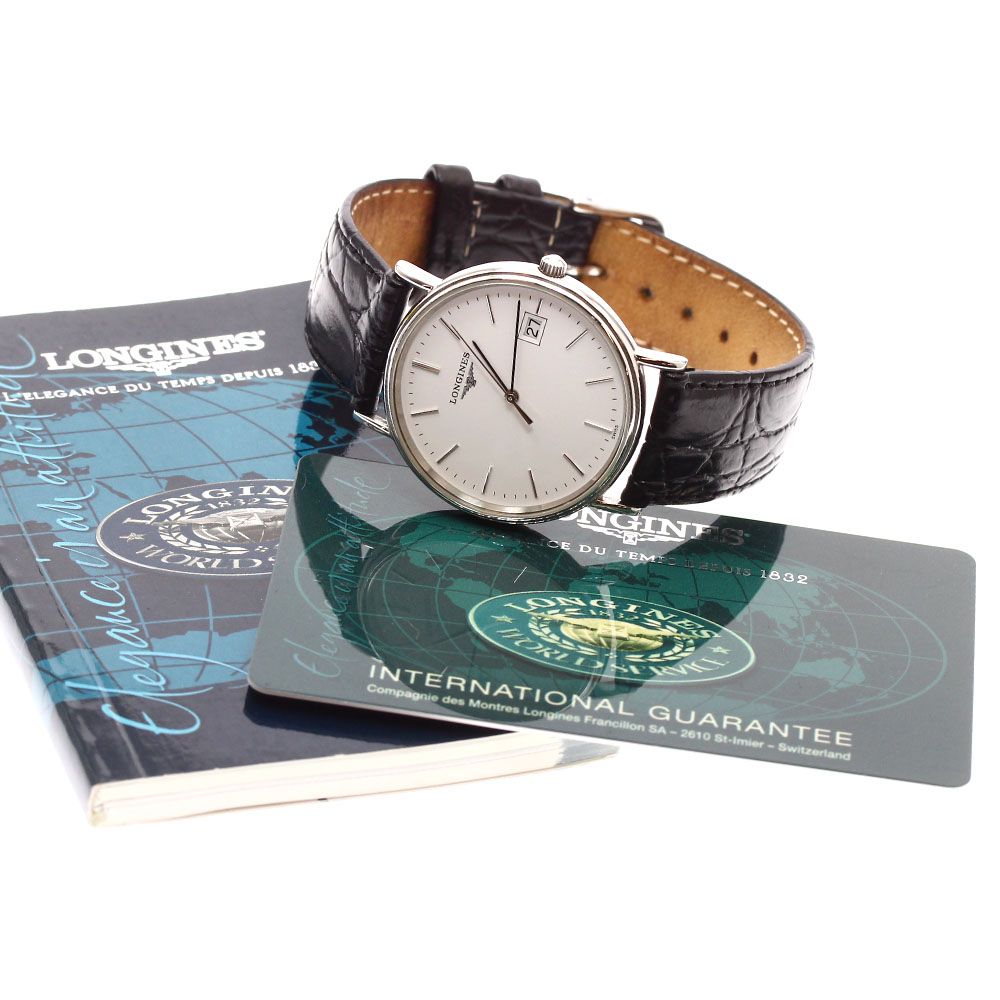 ロンジン LONGINES L4.720.4 グランドクラシック デイト クォーツ メンズ保証書付き_910925