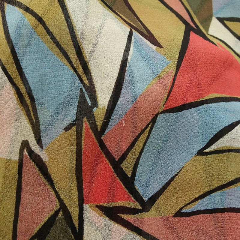 ETRO◆半袖カットソー/42/シルク/マルチカラー/81-19891-3790 エトロ/ETRO シルク 半袖 カットソー ブラウス シャツ マルチ